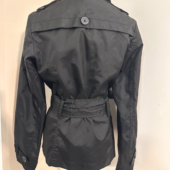 Suzy Shier Black Lightweight Double-breasted Pea Coat( US XS) - Picture 3 of 7